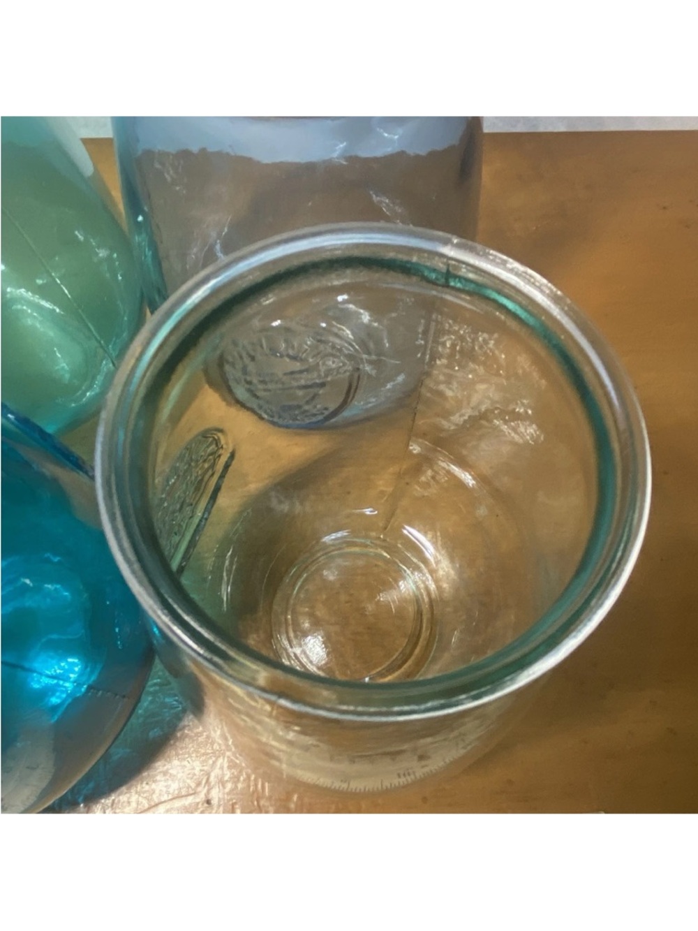San Miguel Wine Glasses Authentic 100% Recycled Tumblers Blue 14 Oz, Set Of 6 - Picture 3 of 9